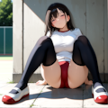 体育サボり中の女の子 2枚目