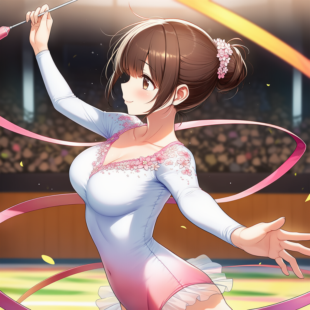 新体操　リボンの軌跡