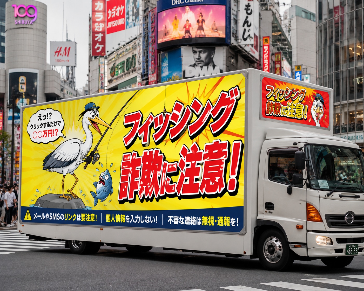 フィッシング詐欺に注意！