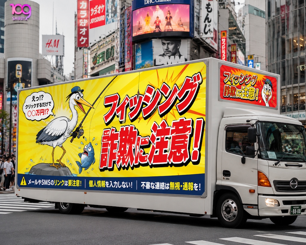 フィッシング詐欺に注意！