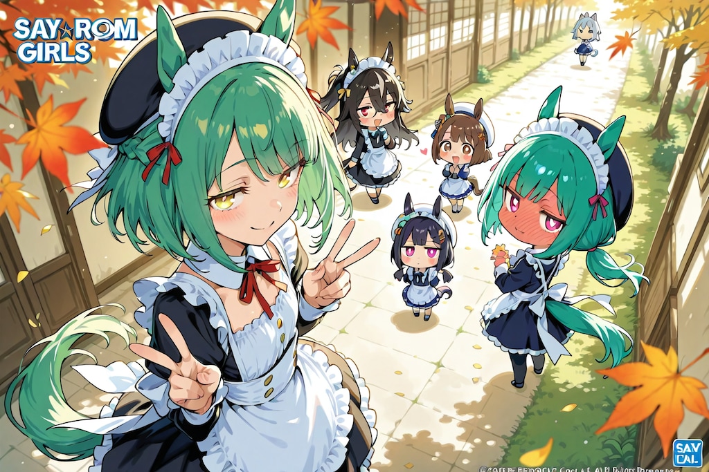 ダブルピース。