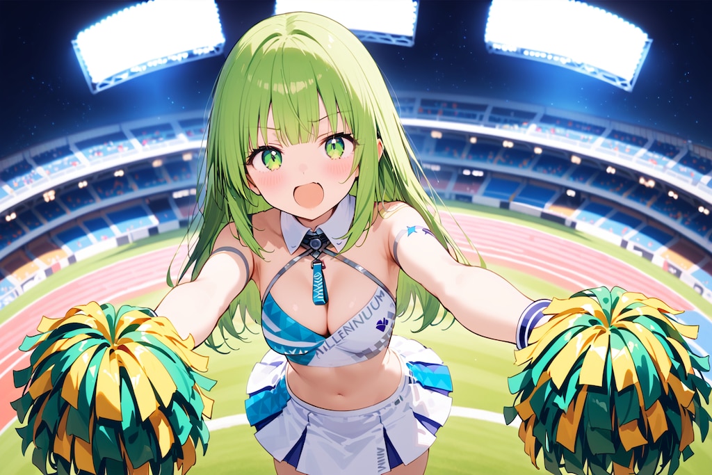 フレフレ少女（HALO）ちちぷいのみんな応援します♪