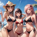 みんなで海に行こう！！ 4枚目