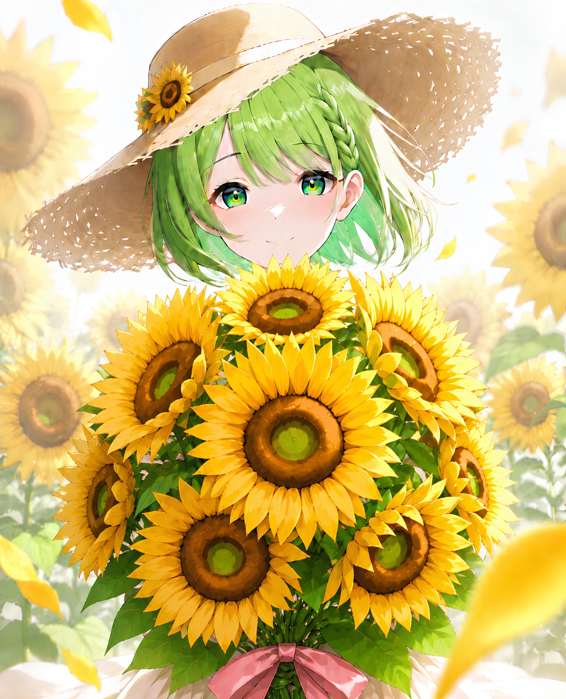 愛をこめて、ひまわりを | の人気AIイラスト・グラビア