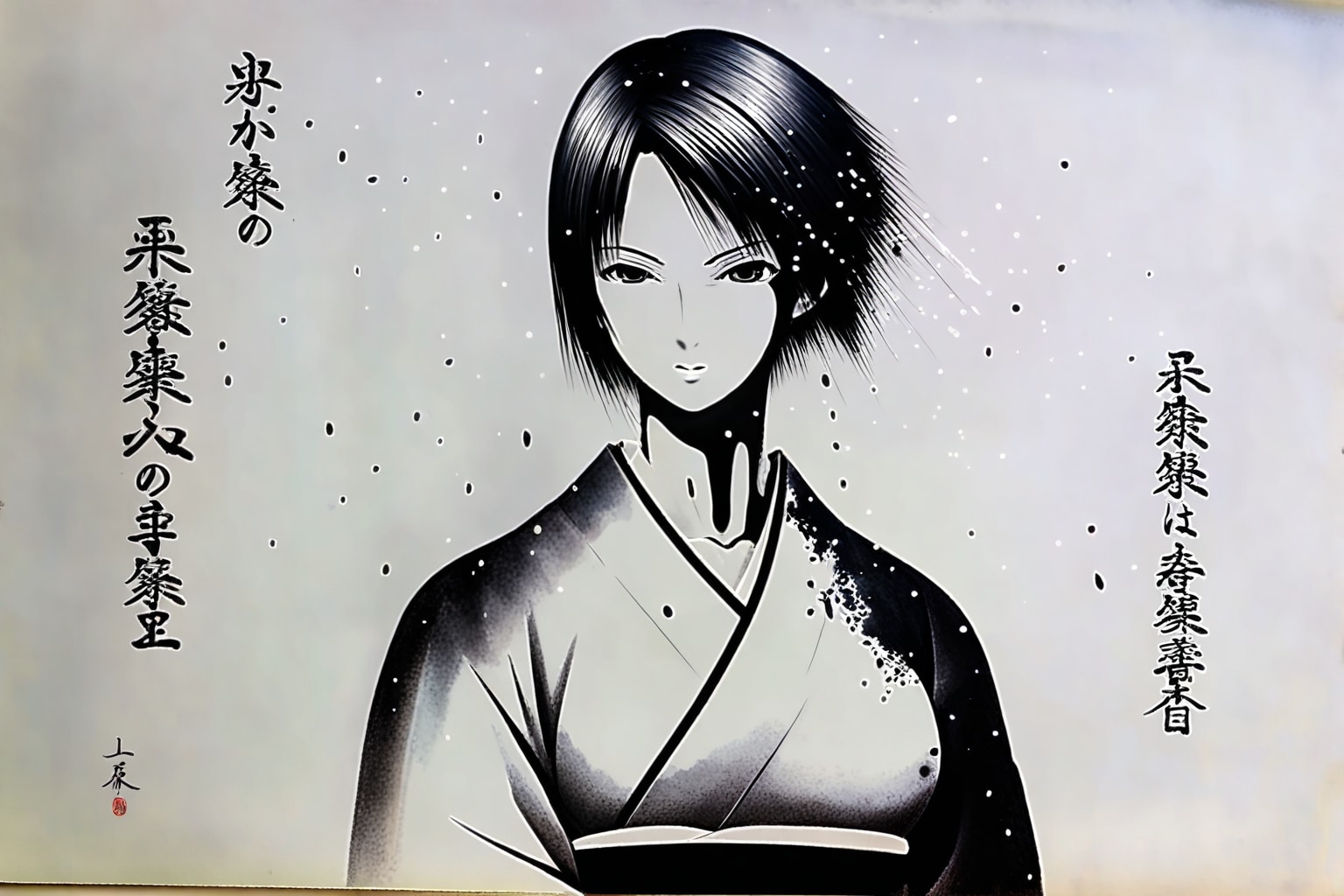 百鬼夜行 雪女 | の人気AIイラスト・グラビア