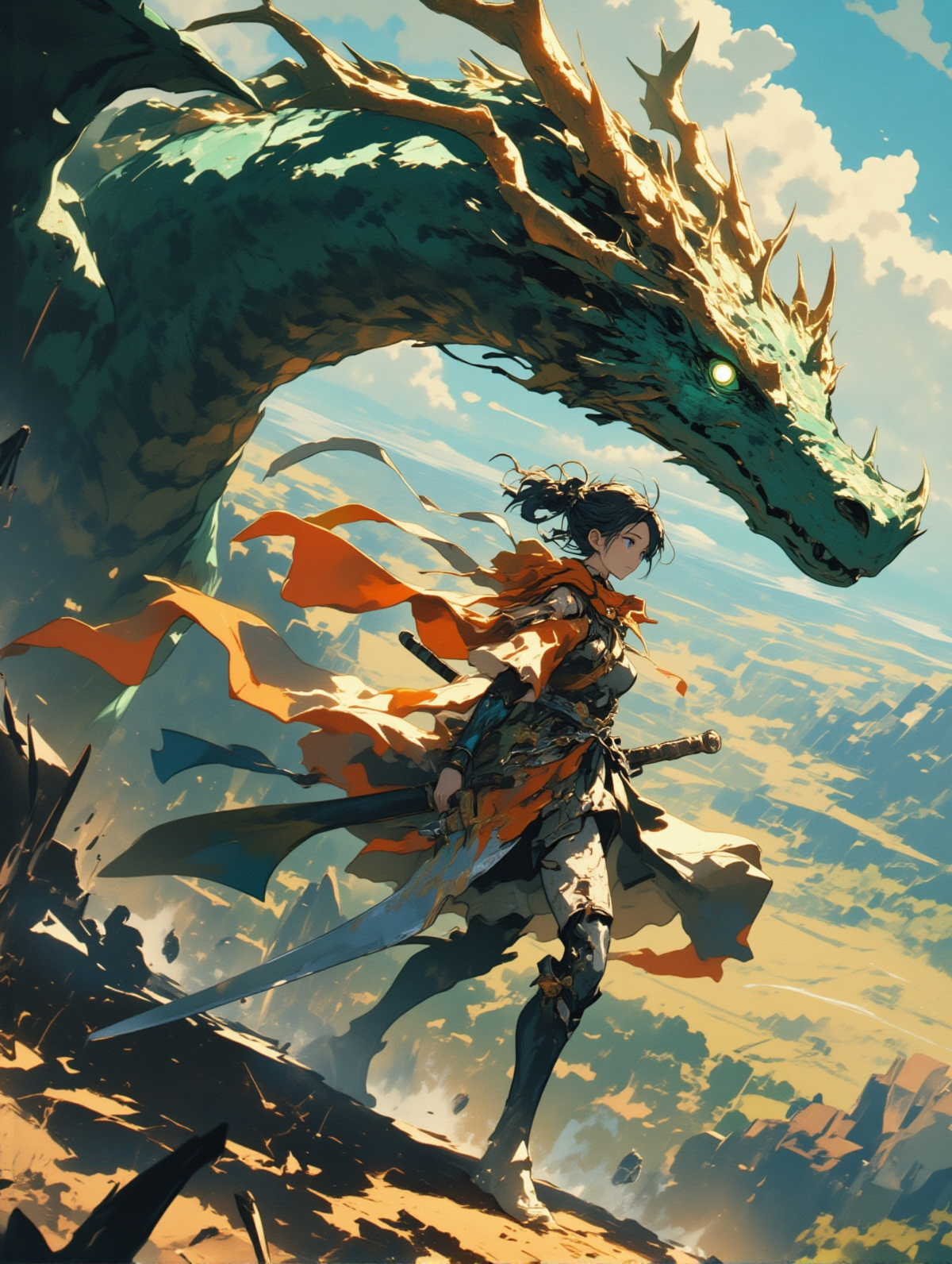 魔剣士と竜_25 | の人気AIイラスト・グラビア