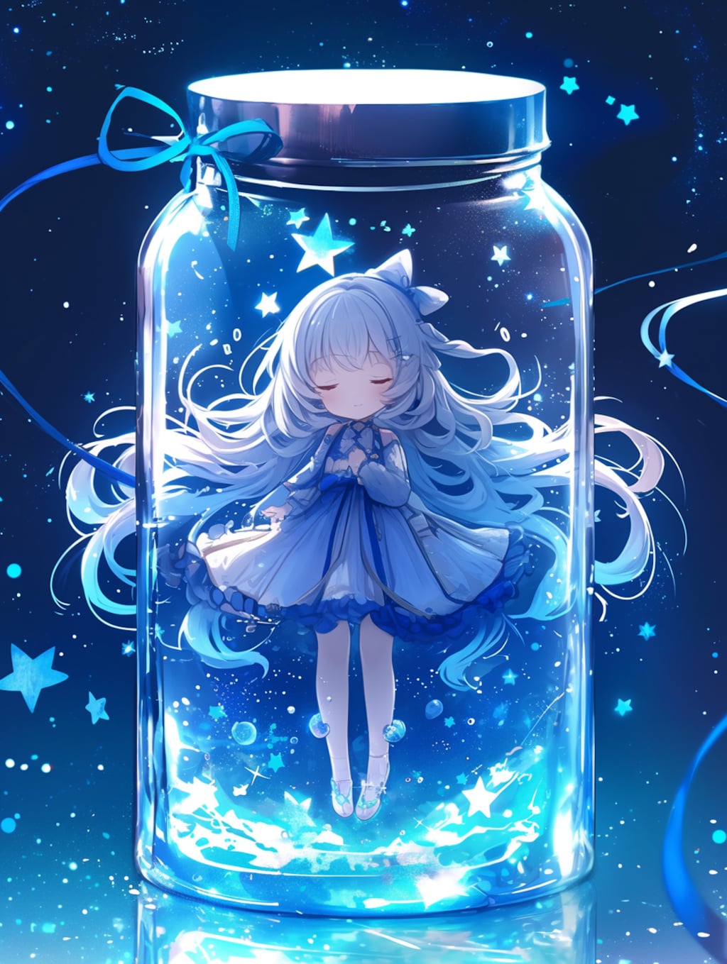 「瓶詰の少女」蒼75