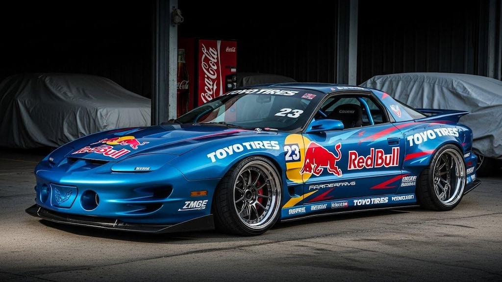 トーヨータイヤポンティアックファイヤーバードトランザムのドリ車