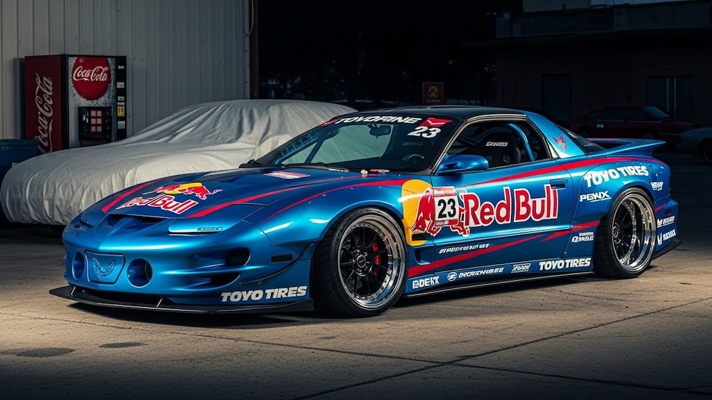 トーヨータイヤポンティアックファイヤーバードトランザムのドリ車