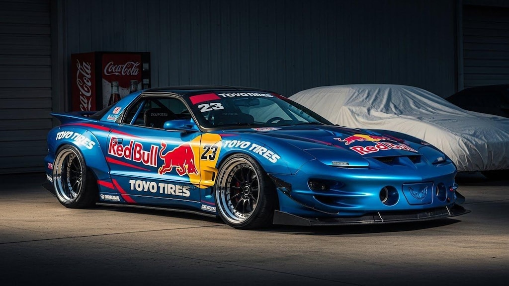 トーヨータイヤポンティアックファイヤーバードトランザムのドリ車