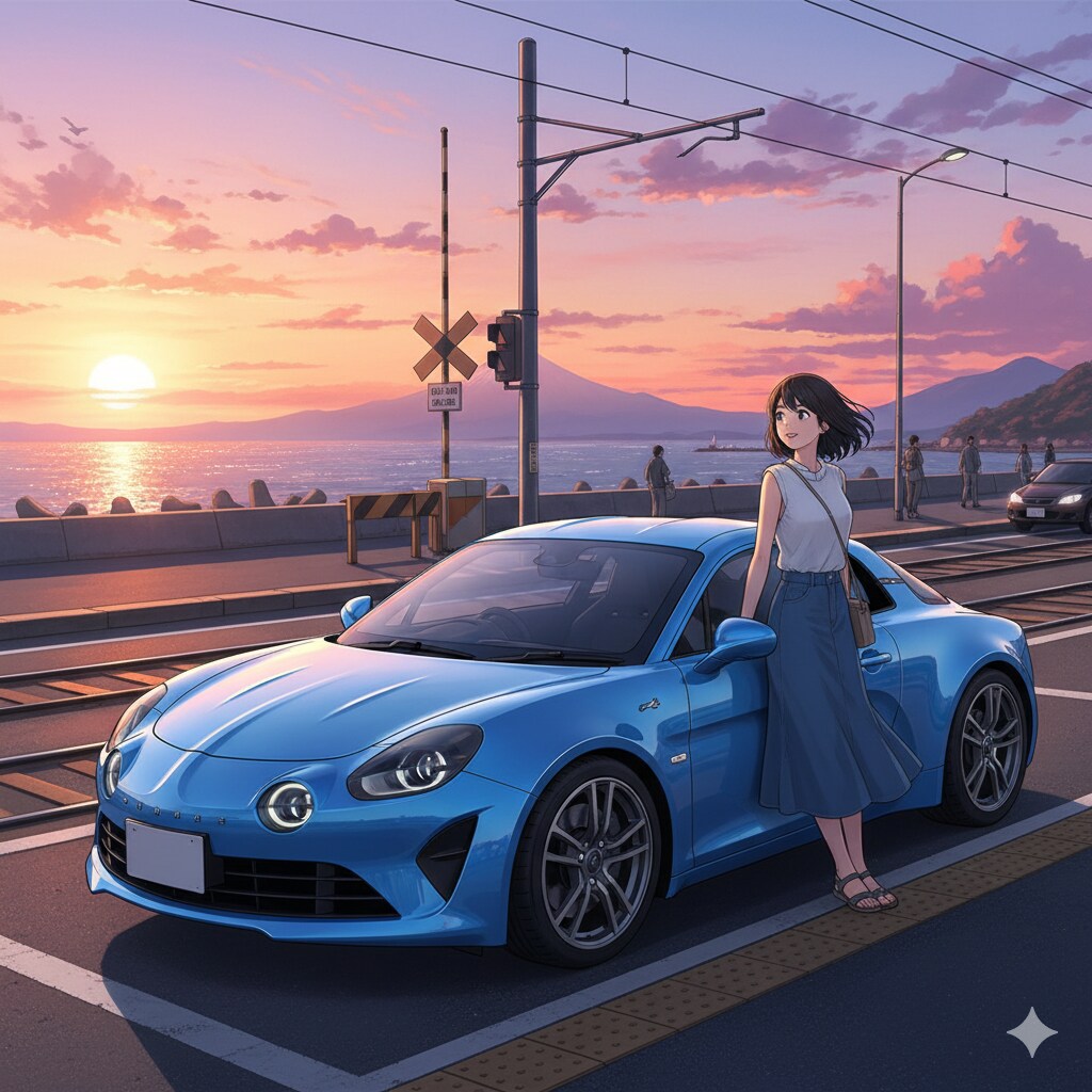 新車でドライブ！そして記念撮影！