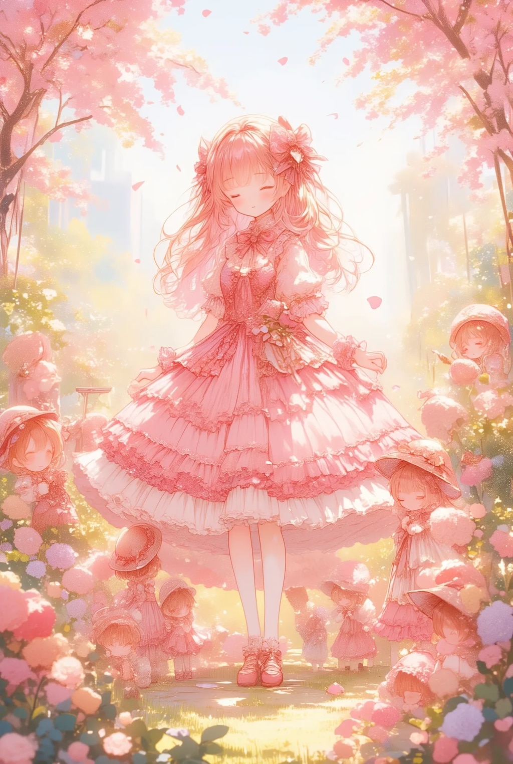 フリフリ姫と小さなお付きの人たち