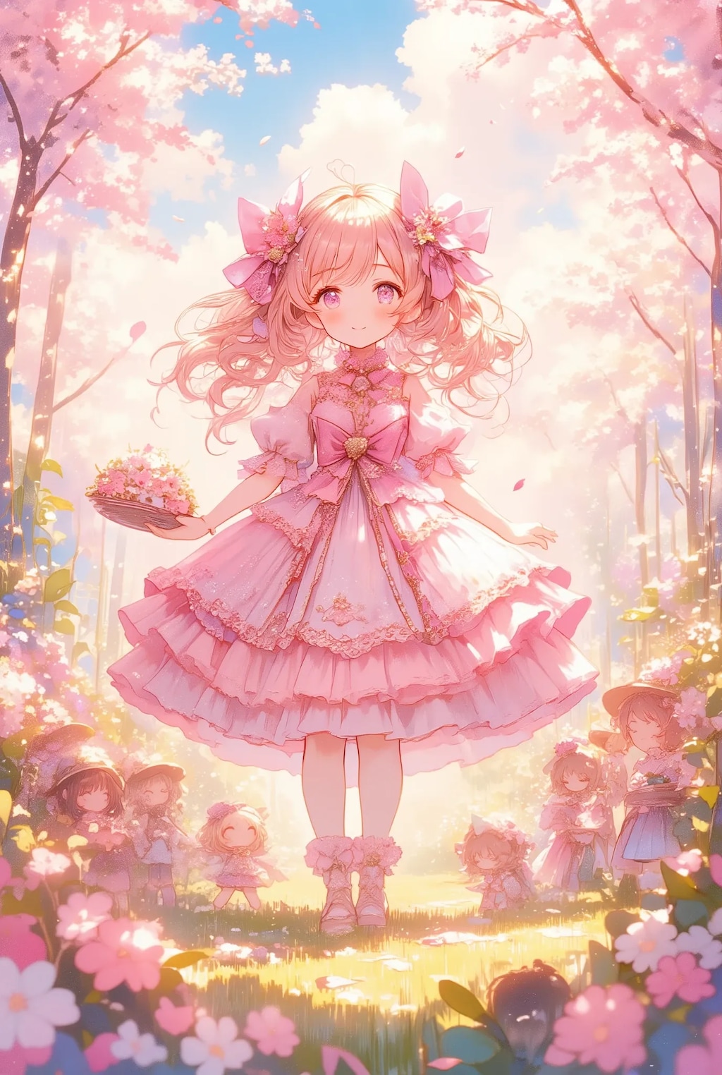 フリフリ姫と小さなお付きの人たち