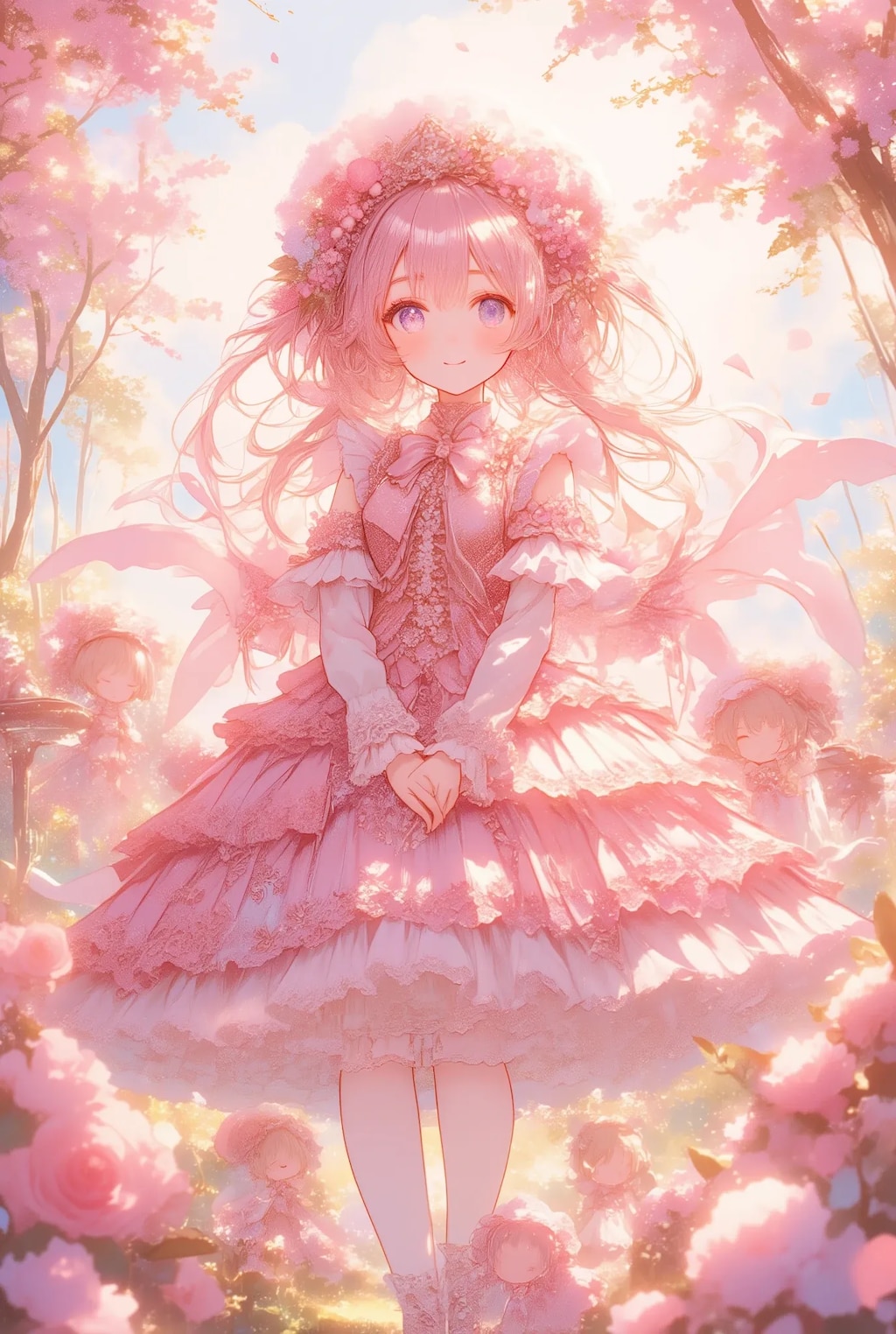 フリフリ姫と小さなお付きの人たち