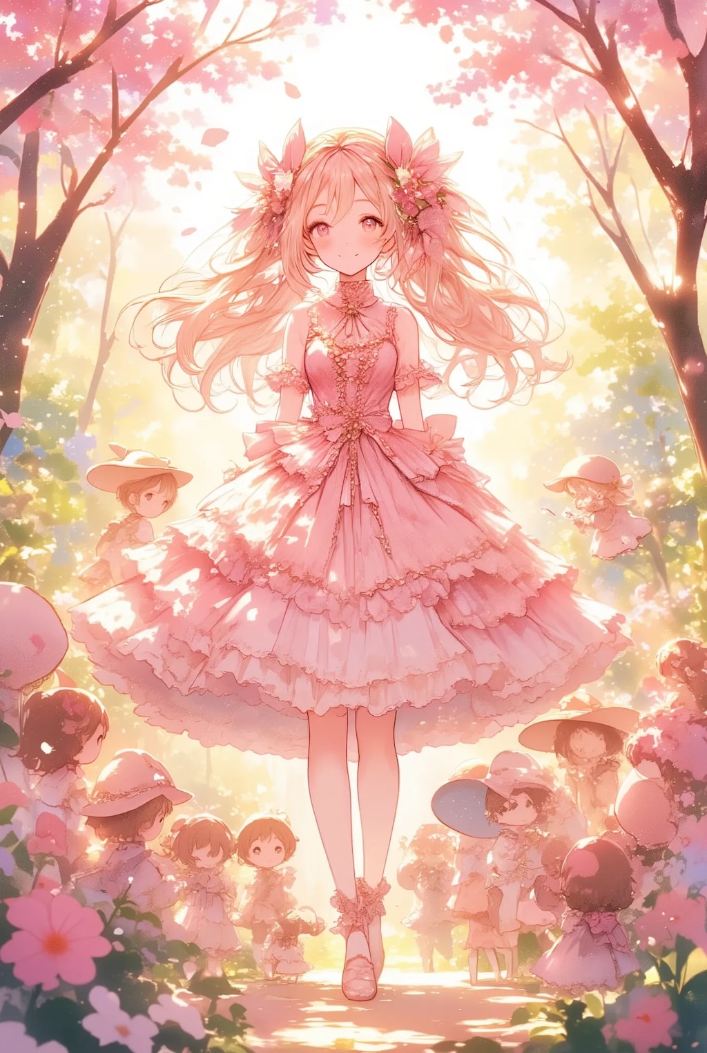 フリフリ姫と小さなお付きの人たち