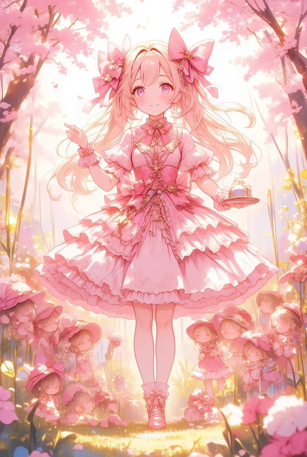 フリフリ姫と小さなお付きの人たち