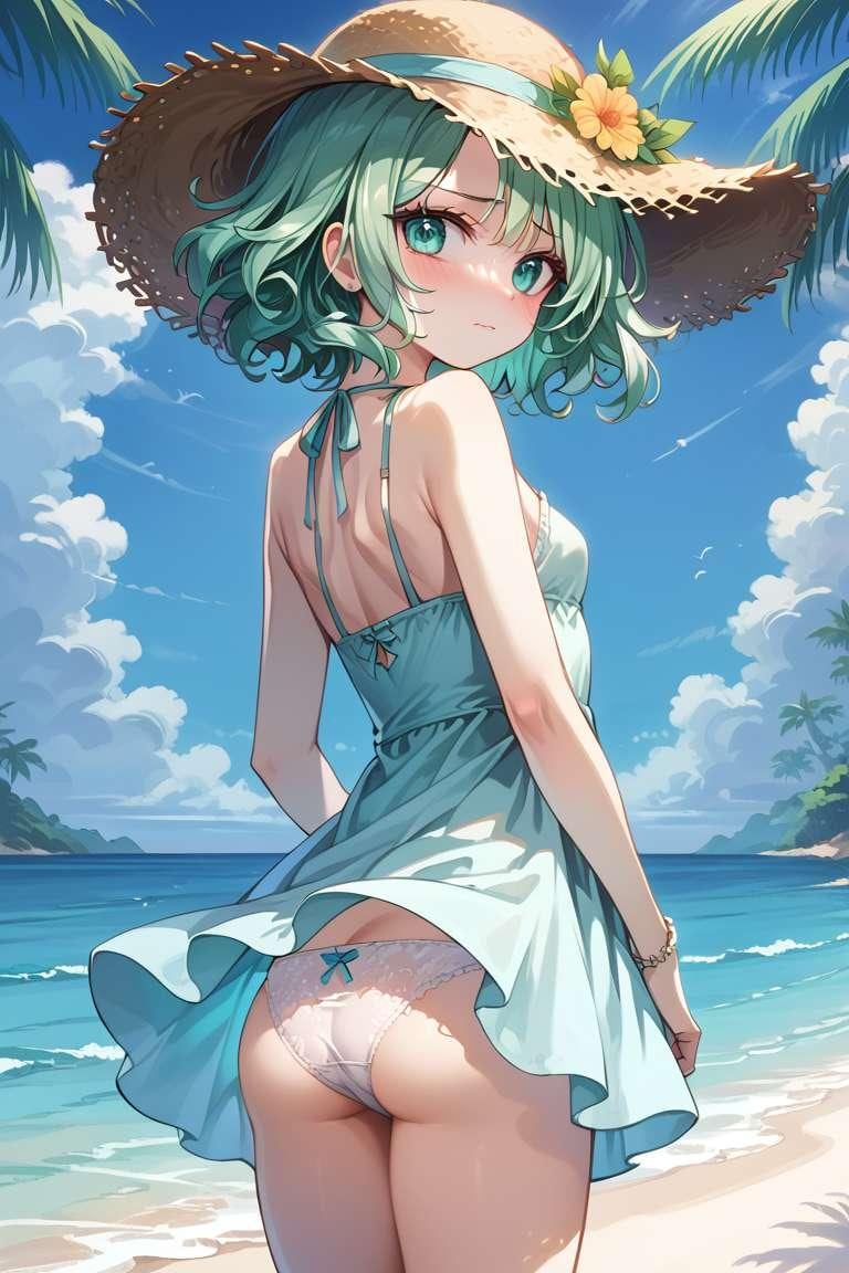 スカートめくりパンツ