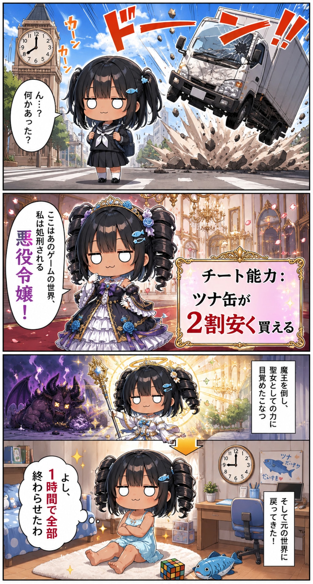 異世界に飛ばされたこなつちゃん