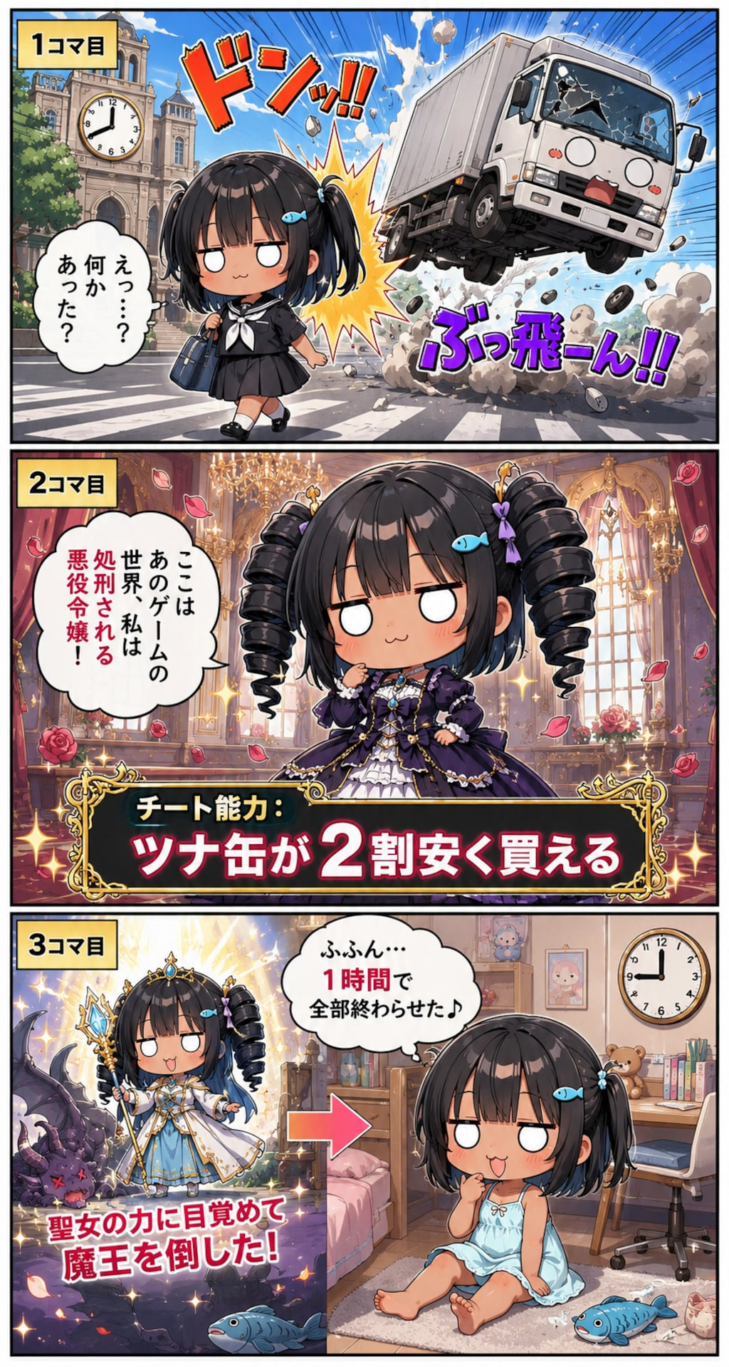 異世界に飛ばされたこなつちゃん