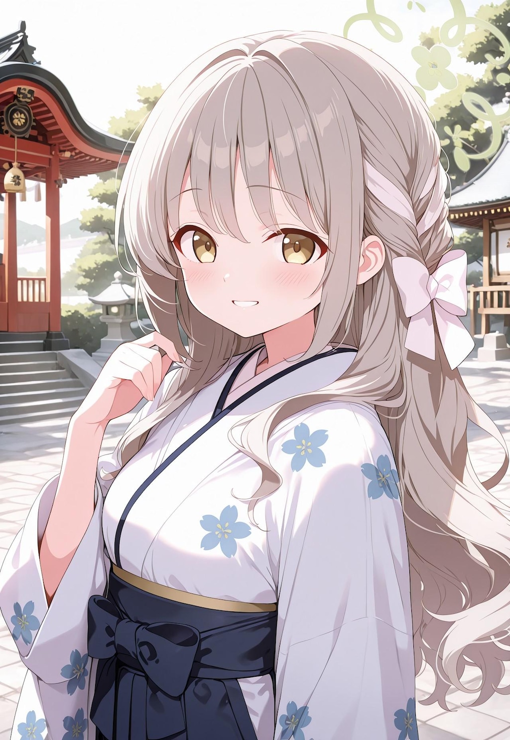 ミヨちゃん振袖初詣デート