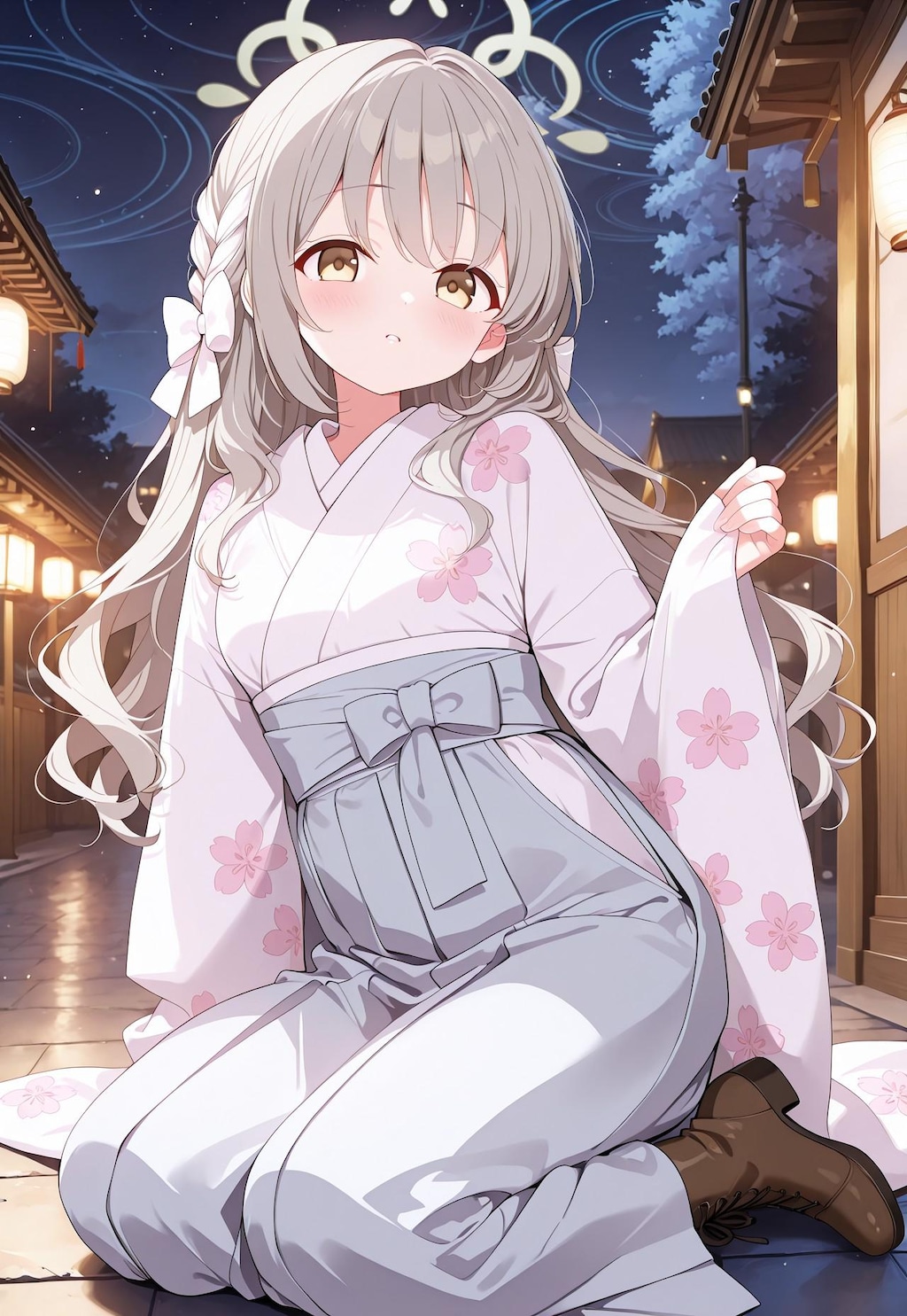 ミヨちゃん振袖初詣デート