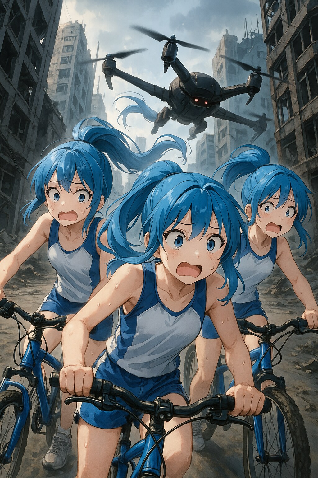 ドローン接近 — 想定外アラート！