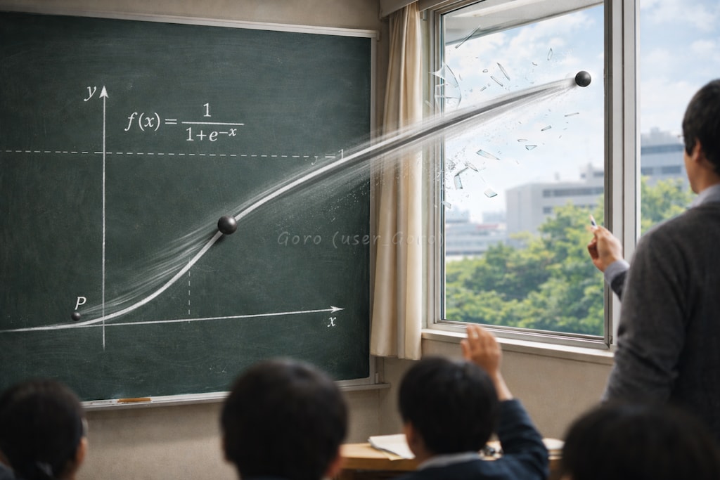 ロジスティック関数の書き間違い