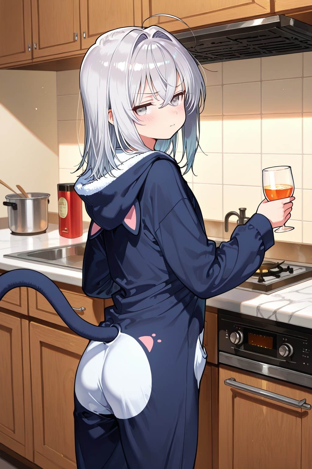 ジト目銀髪ちゃん