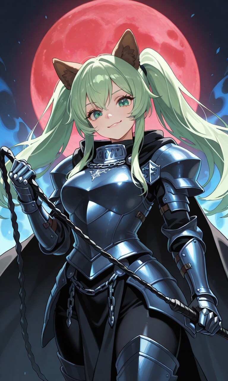 【夢エリ】魔王の右腕アオイーヌ | の人気AIイラスト・グラビア