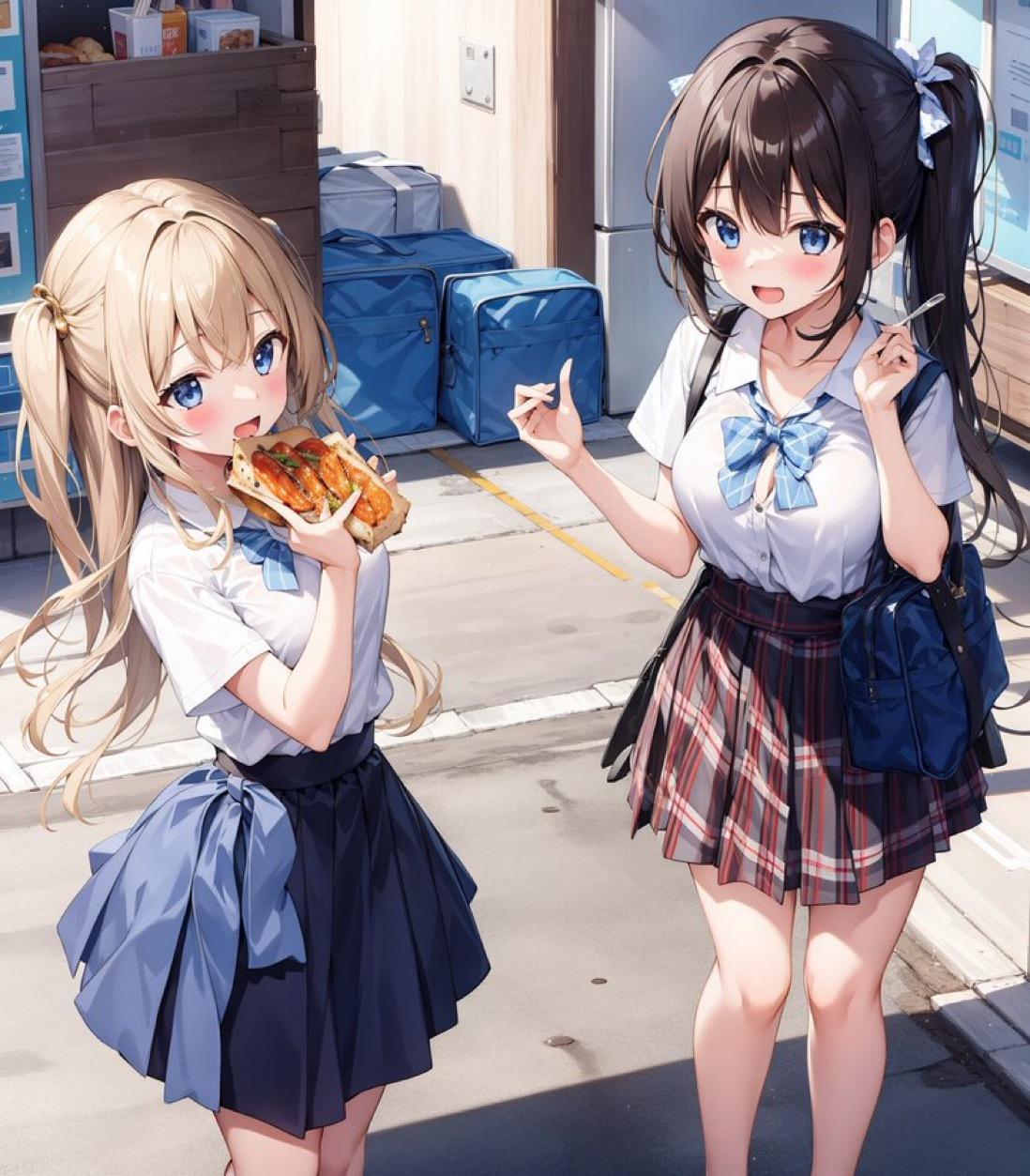 「いっただっきまーす！」 「ちょっと〜！私の分はっ？！」