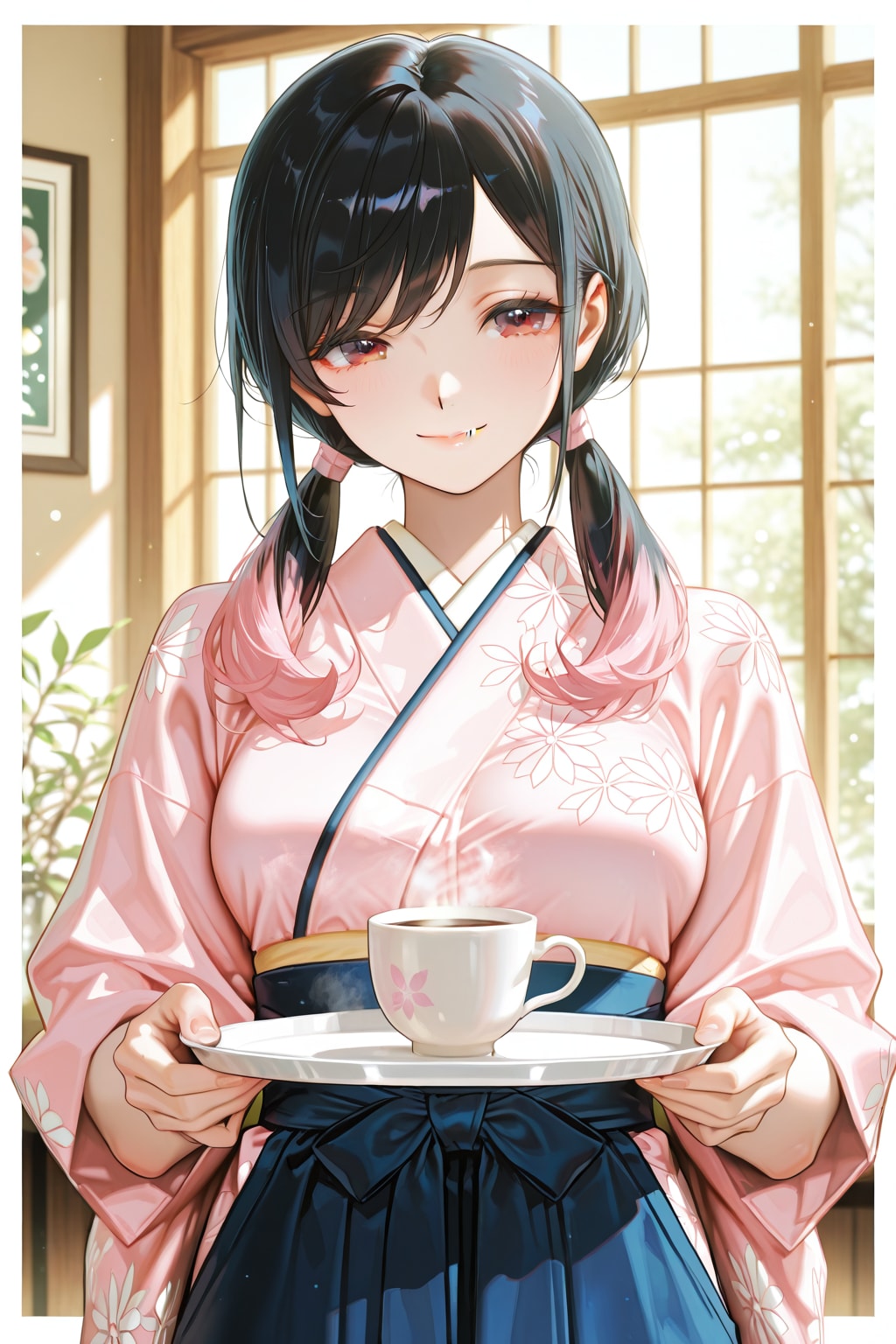大正ロマン時代の喫茶店AQUAMARINEで働く絵梨奈ちゃん似の女性の正体は？