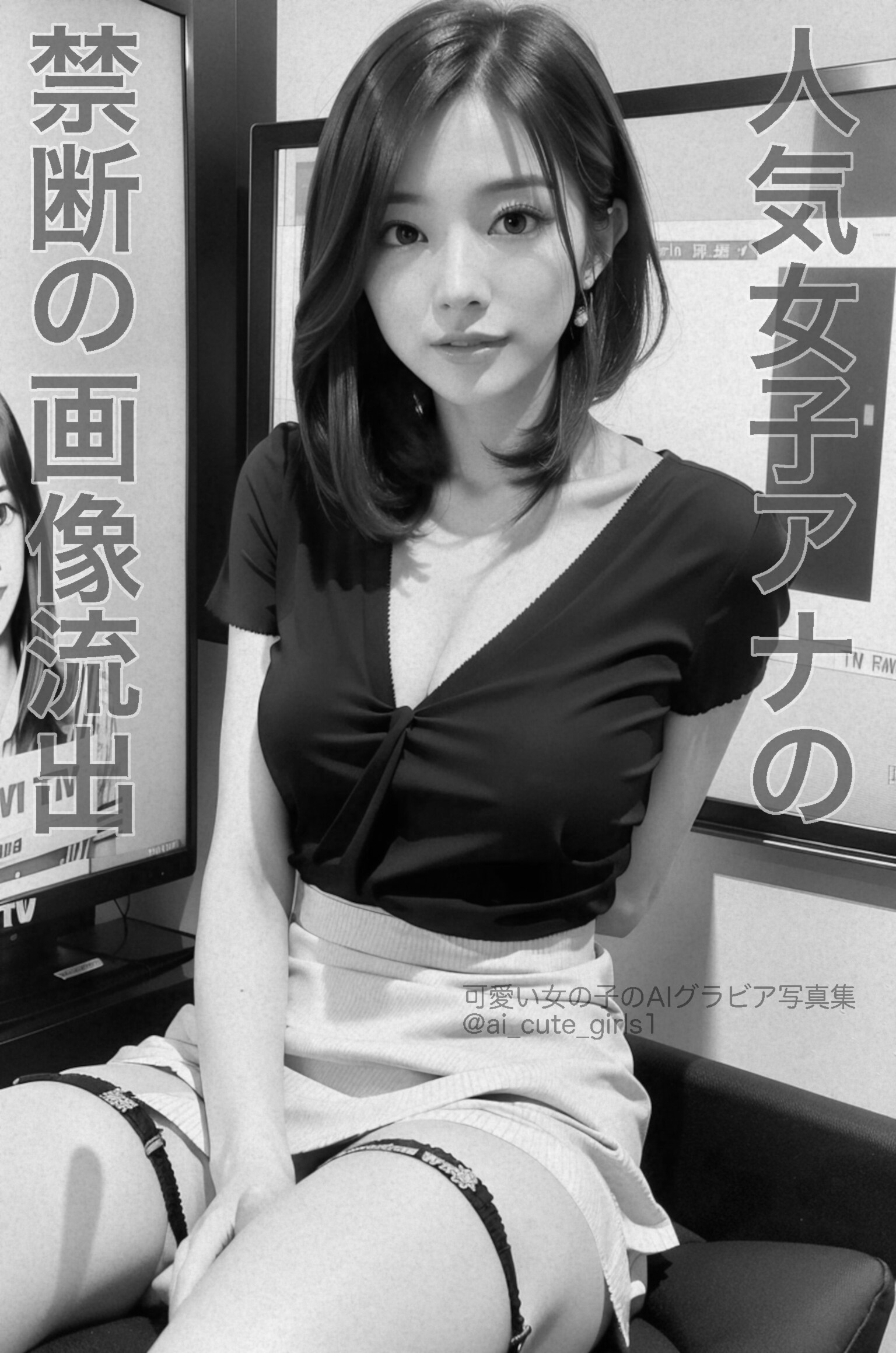 [フルカラー有]人気女子アナの禁断の画像流出
