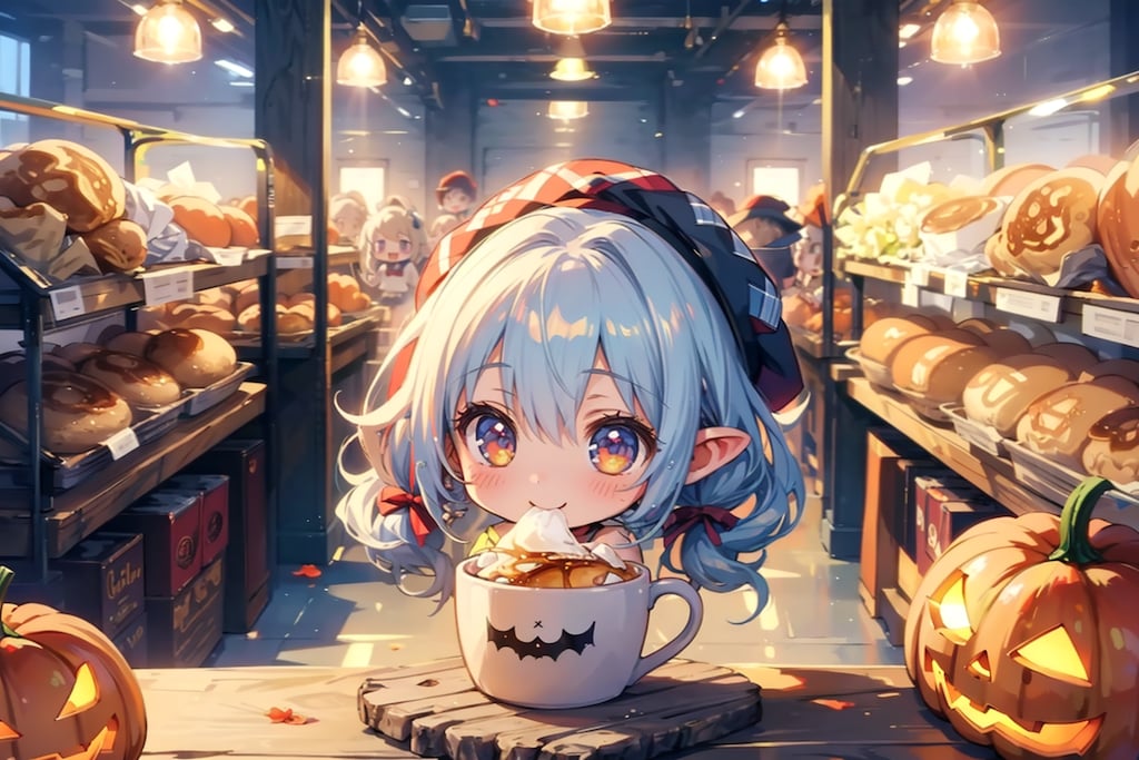 ハロウィンっぽいマグカップ。