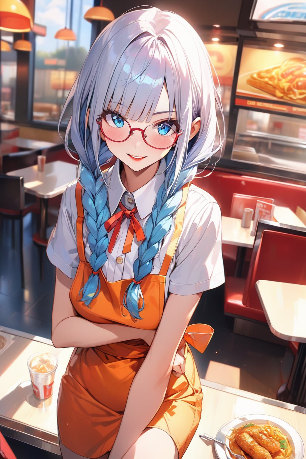 喫茶と眼鏡と三つ編みと　　　　　　　　　　　　　　　🦊スグニフ・ロニツ・カルネ🦊　２５