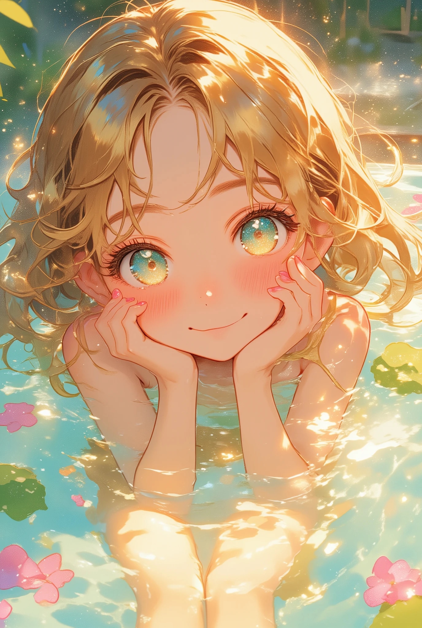 温泉ギャルちゃん | の人気AIイラスト・グラビア