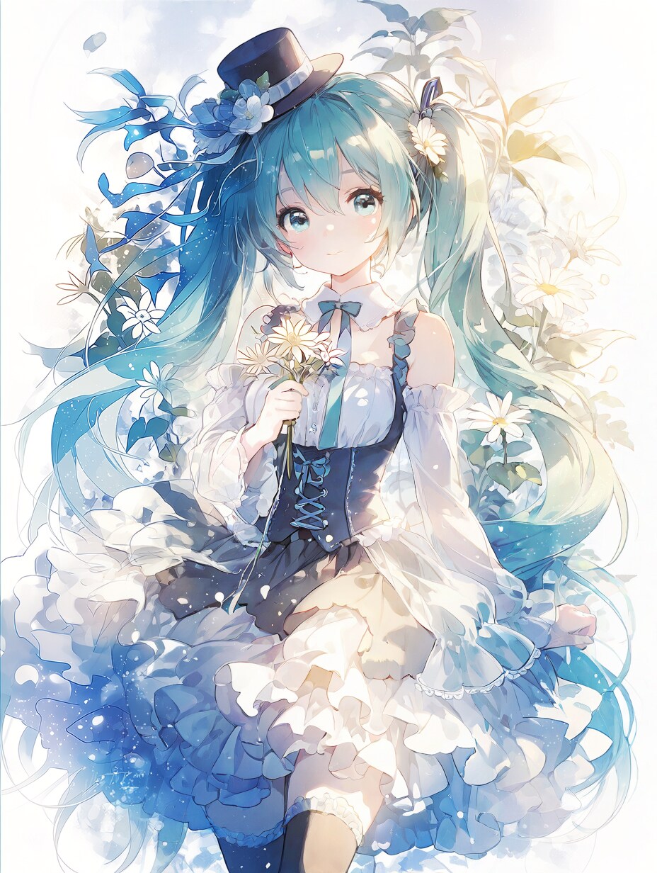 光る花 | の人気AIイラスト・グラビア