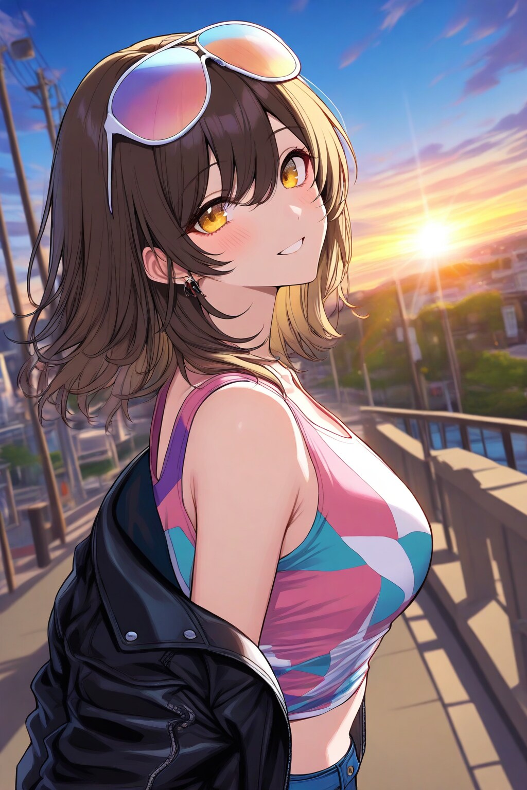 ね、ここからの日の出、サイコーでしょ