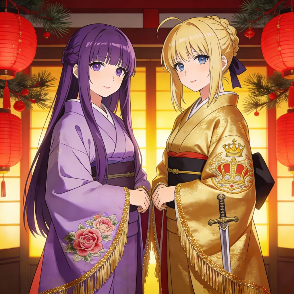 アニキャラ女子のお正月