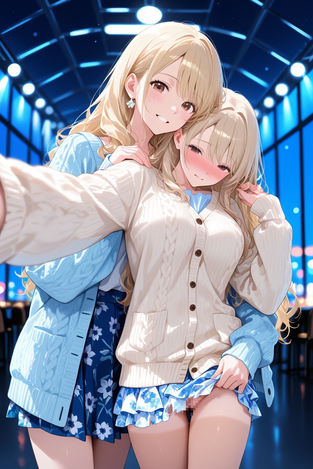 自撮りはこうしないと♡　妹想いのお姉さん
