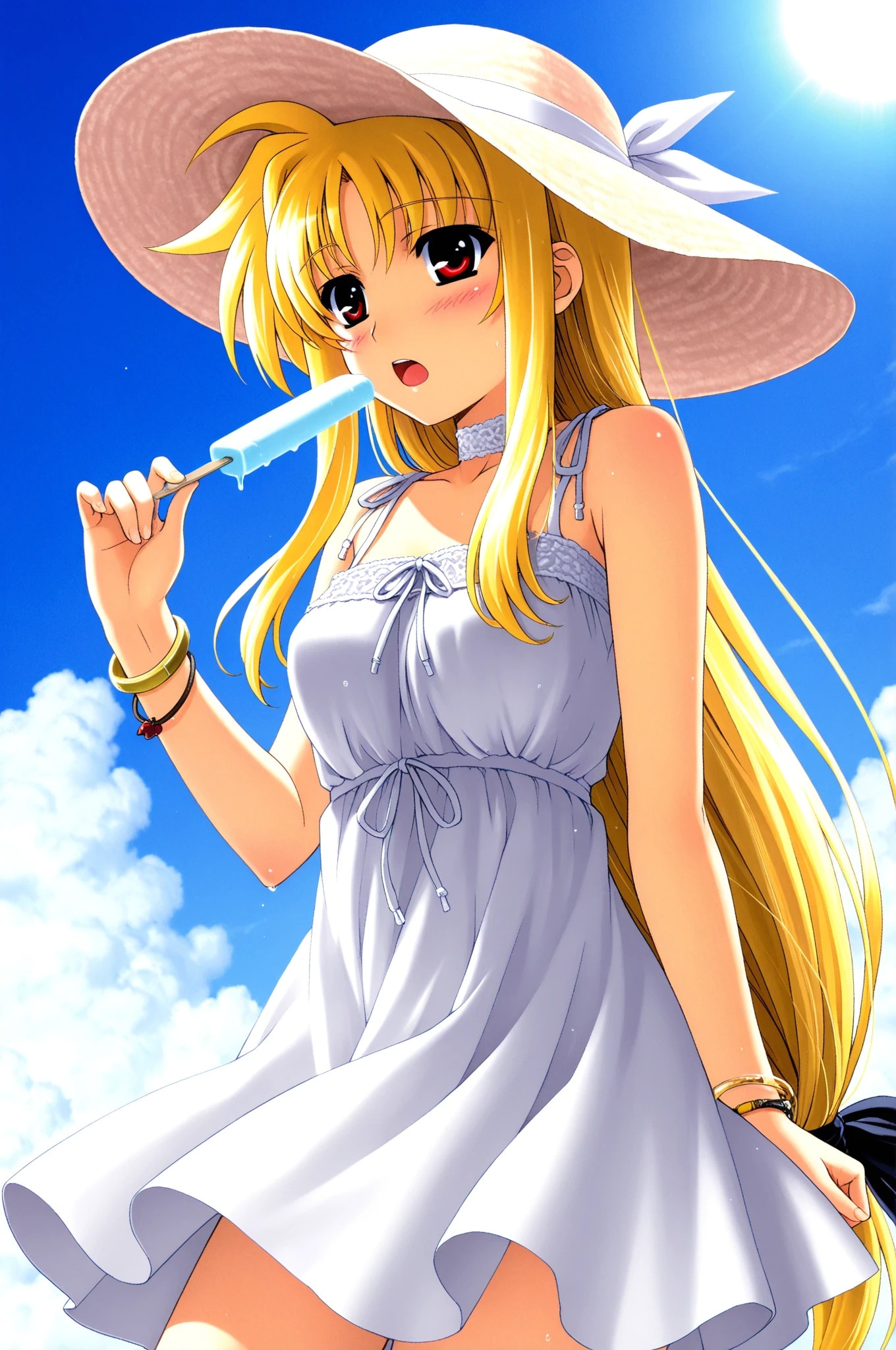 フェイト➡　暑い暑い | の人気AIイラスト・グラビア