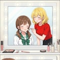 絵海ちゃん、メイクに挑戦 3枚目