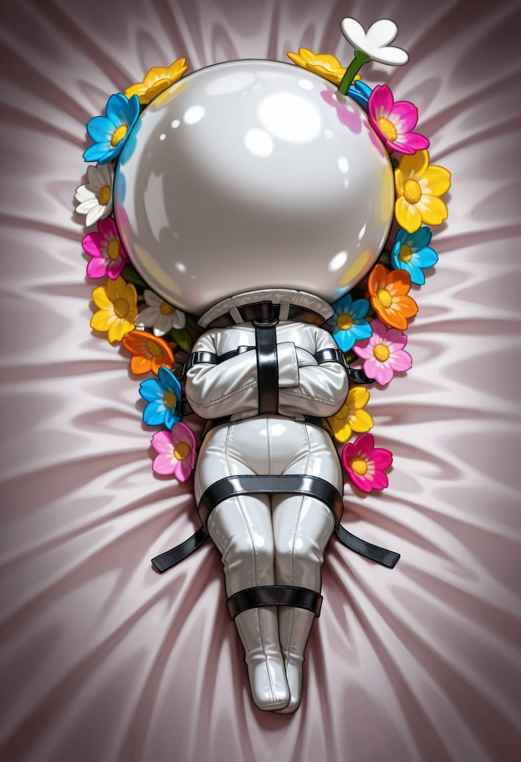 白坊主さんに服をプレゼント。