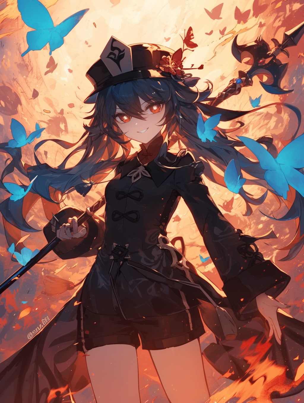梅香燎蝶