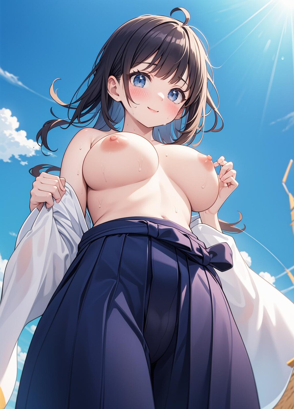 上脱ぎ弓道部