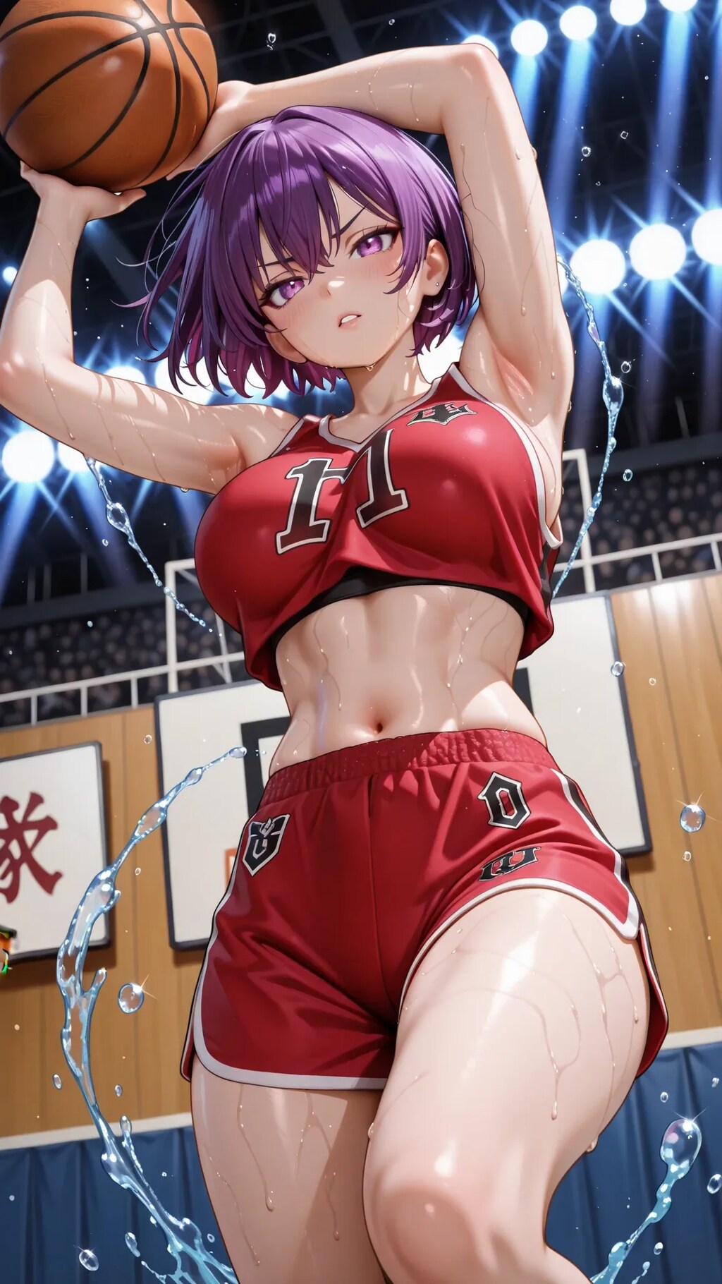 誇張しすぎた汗