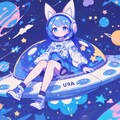 UFOで星間旅行 2枚目