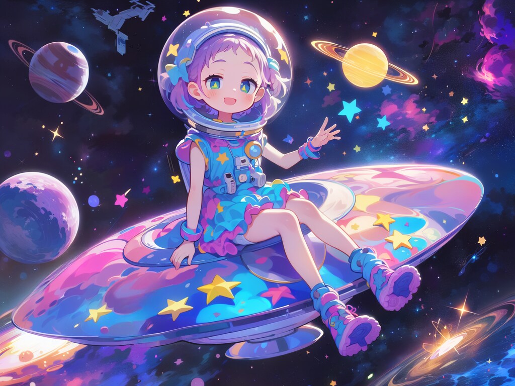 UFOで星間旅行