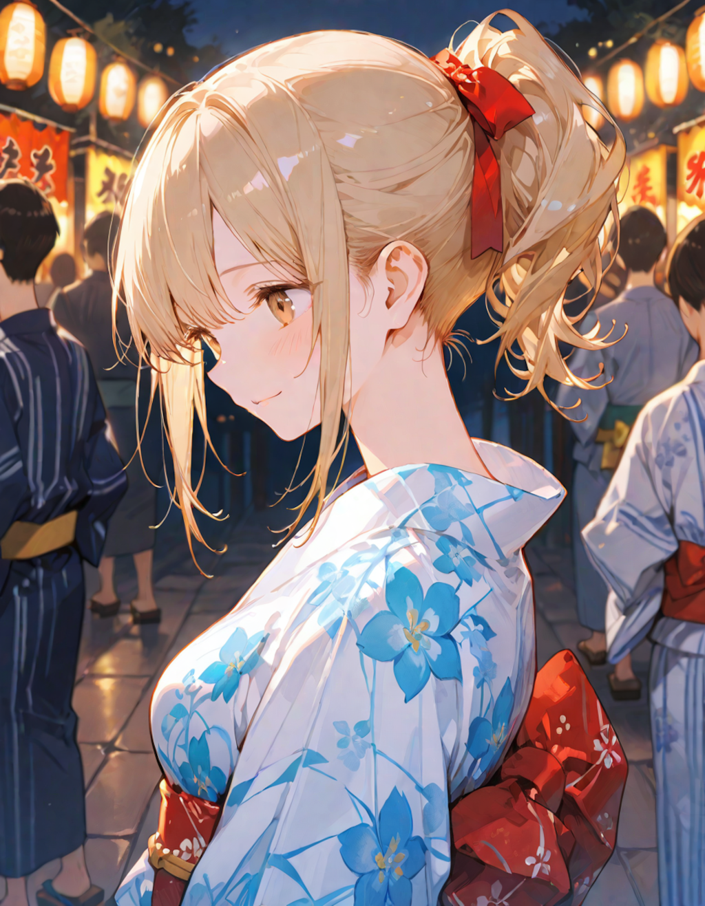 浴衣と水着