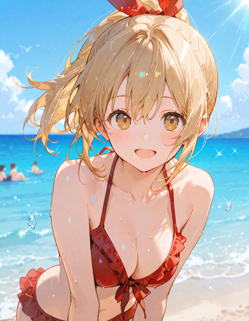 浴衣と水着