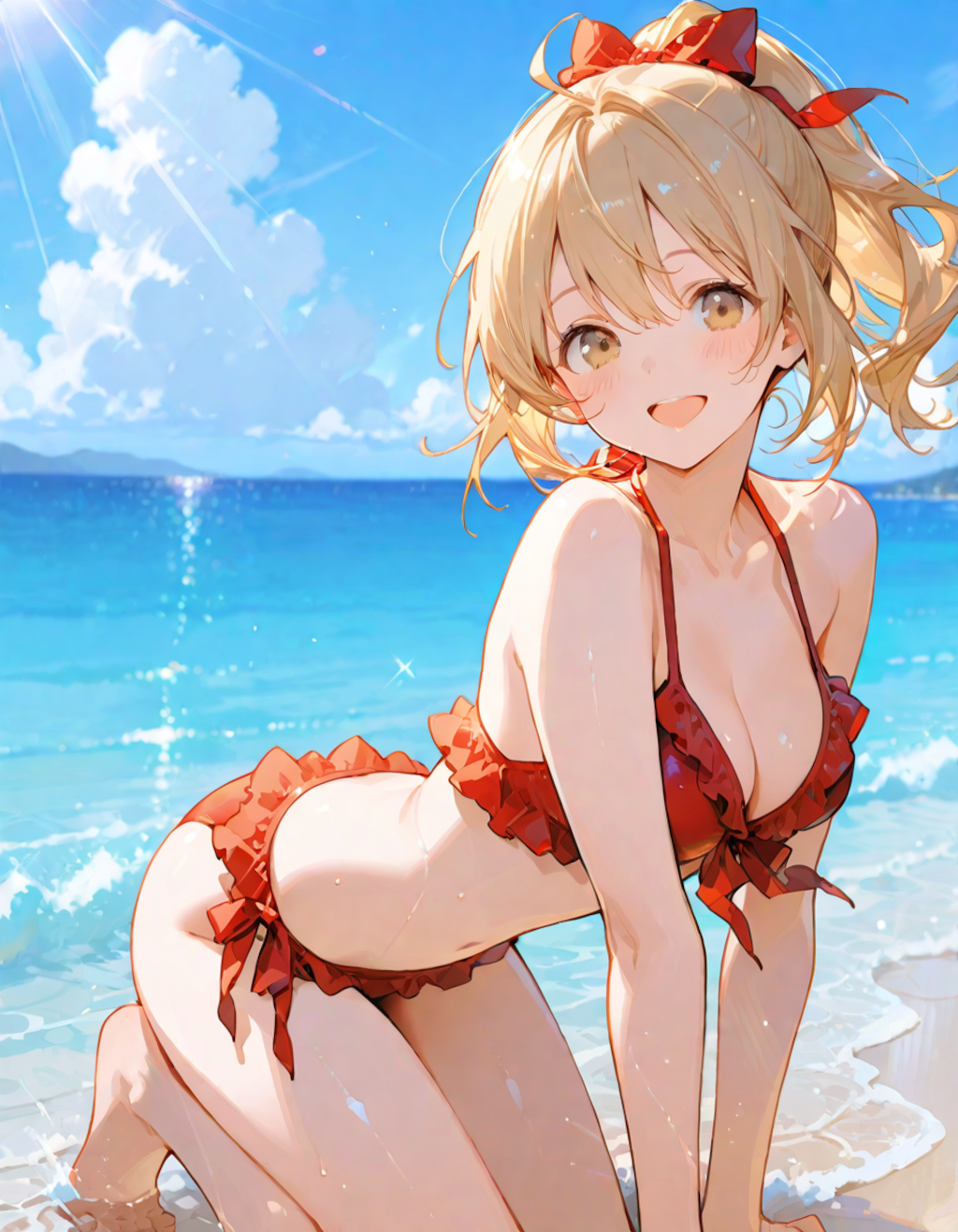 浴衣と水着